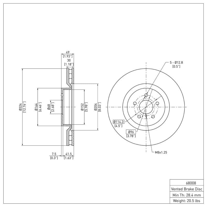 

DFC 600-68008 - DFC600-68008 - DFC 03-08 Nissan 350Z Front Brake Rotor - Shipped in Europe - Tuningsupply.com
