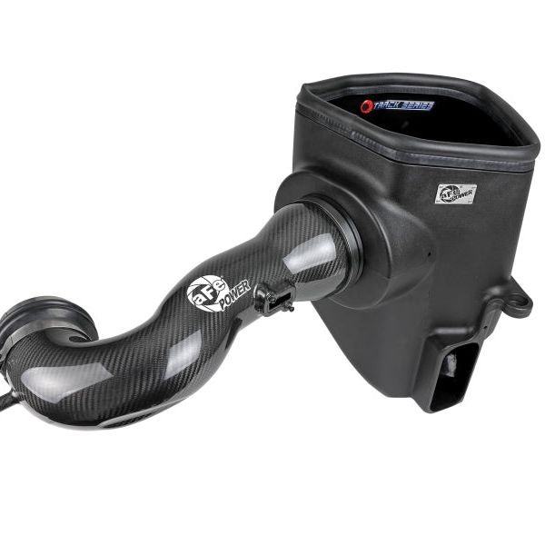 aFe 19-21 GM Trucks 5.3L/6.2L Track Series Carbon Fiber Cold Air Intake System W/ Pro Dry S Filters-tuningsupply.com