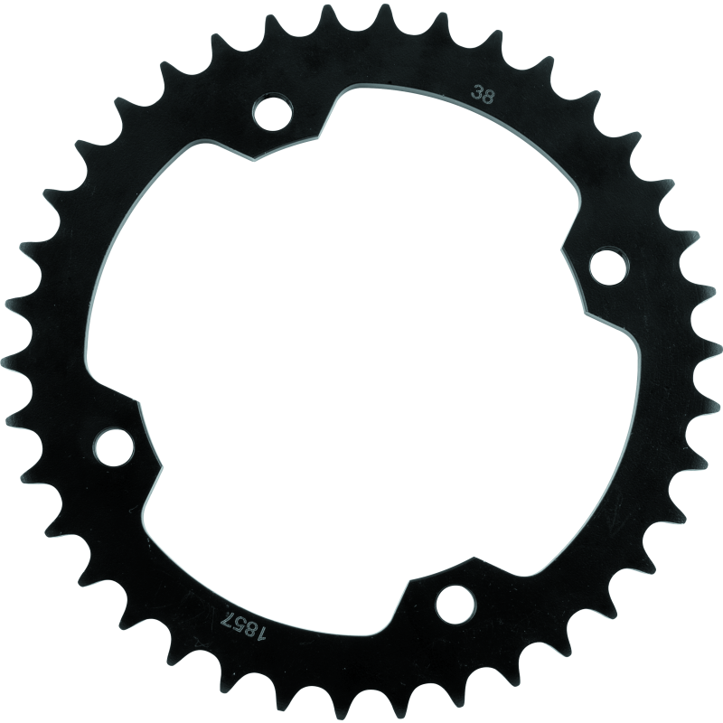 BikeMaster Yamaha Rear Steel Sprocket 520 38T - Black-tuningsupply.com