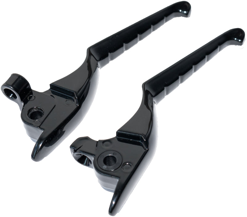 Kuryakyn 17-20 HD FL Touring Enygma Lever Kit - Gloss Black-tuningsupply.com