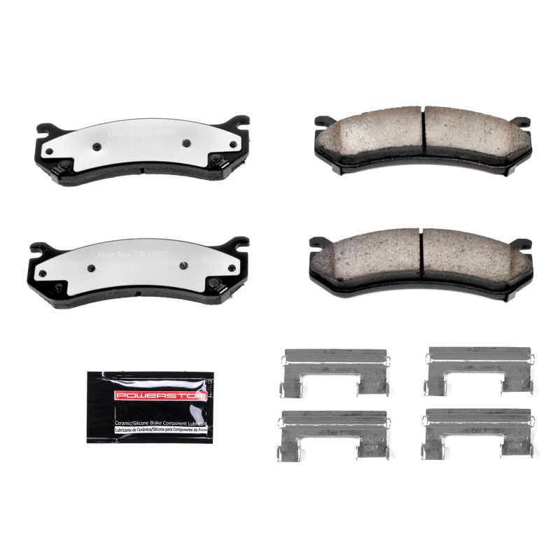 Power Stop 02-06 Cadillac Escalade Front or Rear Z36 Truck & Tow Brake Pads w/Hardware-tuningsupply.com