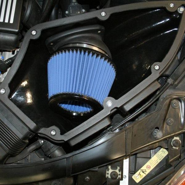 aFe MagnumForce Stage 2 Si Intake System Pro 5 R Black 06-12 BMW 3 Series E9x L6 3.0L Non-Turbo-tuningsupply.com