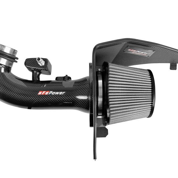 aFe 19-21 GM Trucks 5.3L/6.2L Track Series Carbon Fiber Cold Air Intake System W/ Pro Dry S Filters-tuningsupply.com