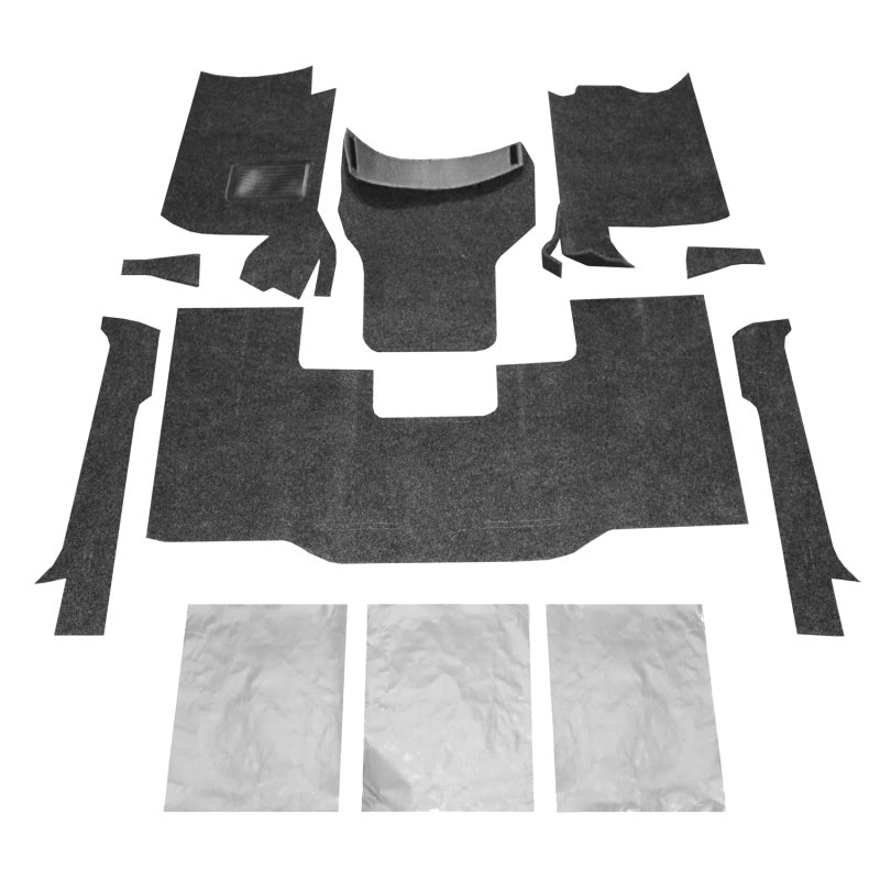 
  

BedRug  - BEDBRCYJ76F - BedRug 76-95 Jeep CJ-7/YJ Front Kit 8pc Floor Kit (Incl Heat Shields) - Shipped in Europe - Tuningsupply.com


