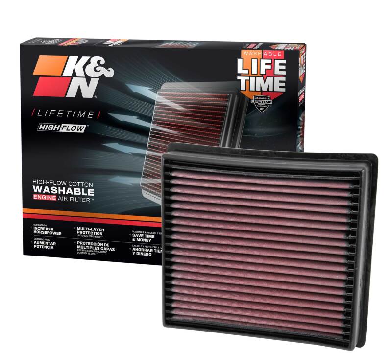 

K&N Engineering 33-5005 - KNN33-5005 - K&N Replacement Panel Air Filter for 13-14 Dodge Ram 2500/3500/4500/5500 6.7L L6 Diesel - Shipped in Europe - Tuningsupply.com
