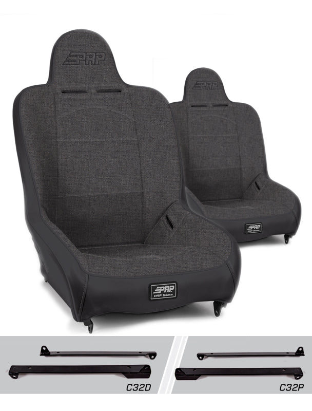 
    

PRP Seats A100110-C32-54 - PRPA100110-C32-54 - PRP Jeep Wrangler CJ7/YJ Premier High Back Suspension Seats Kit (Pair) - Gray - Shipped in Europe - Tuningsupply.com

  