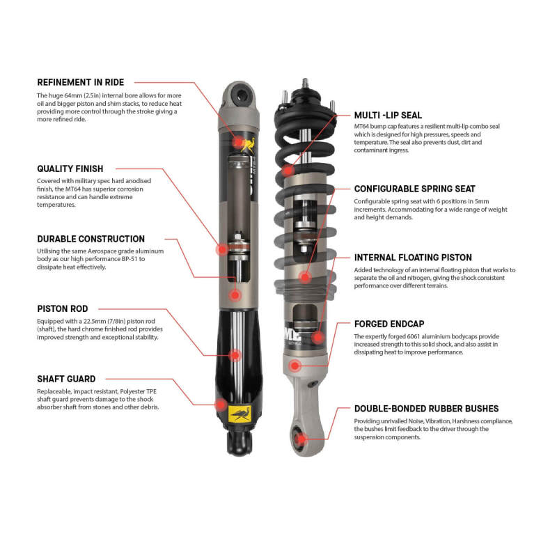 

Old Man Emu MT64601013R - ARBMT64601013R - ARB OME MT64 Shock Tacoma Rear Med Right - Shipped in Europe - Tuningsupply.com
