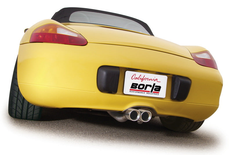 

Borla 140115 - BOR140115 - Borla 00-04 Porsche Boxster 3.2L 6cyl MT SS Catback Exhaust - Shipped in Europe - Tuningsupply.com
