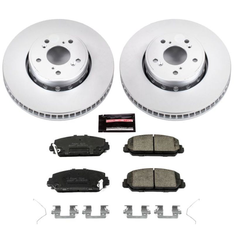 

PowerStop CRK6940 - PSBCRK6940 - Power Stop 2016 Acura ILX Front Z17 Evolution Geomet Coated Brake Kit - Shipped in Europe - Tuningsupply.com
