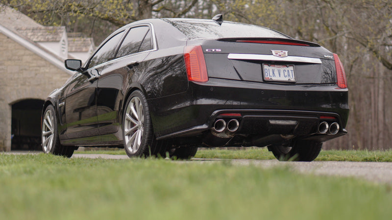 

Stainless Works CTSV16CB - SSWCTSV16CB - Stainless Works 2016-18 Cadillac CTS-V Sedan Catback System Resonated X-Pipe Dual-Mode Mufflers - Shipped in Europe - Tuningsupply.com
