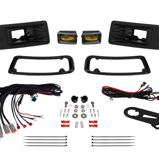 Diode Dynamics 2022+ Ford Maverick Elite Series Add-On LED Fog Light Kit Yellow-tuningsupply.com