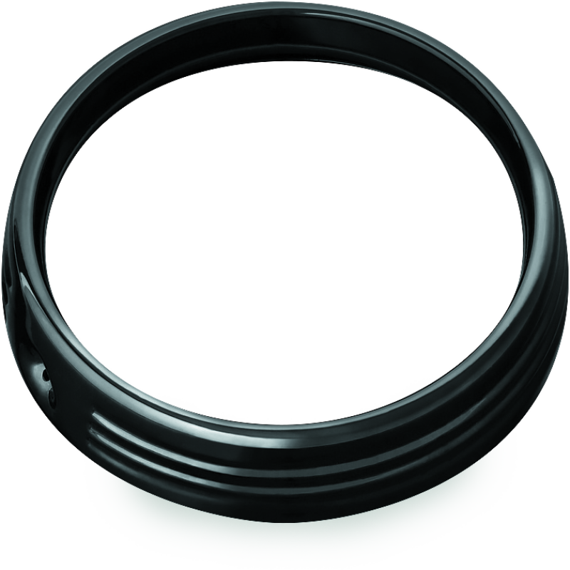 Kuryakyn 7in Headlight Trim Ring Black