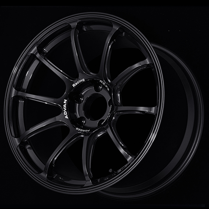 Advan RZ-F2 18x9 +45 5-114.3 Racing Titanium Black Wheel-tuningsupply.com