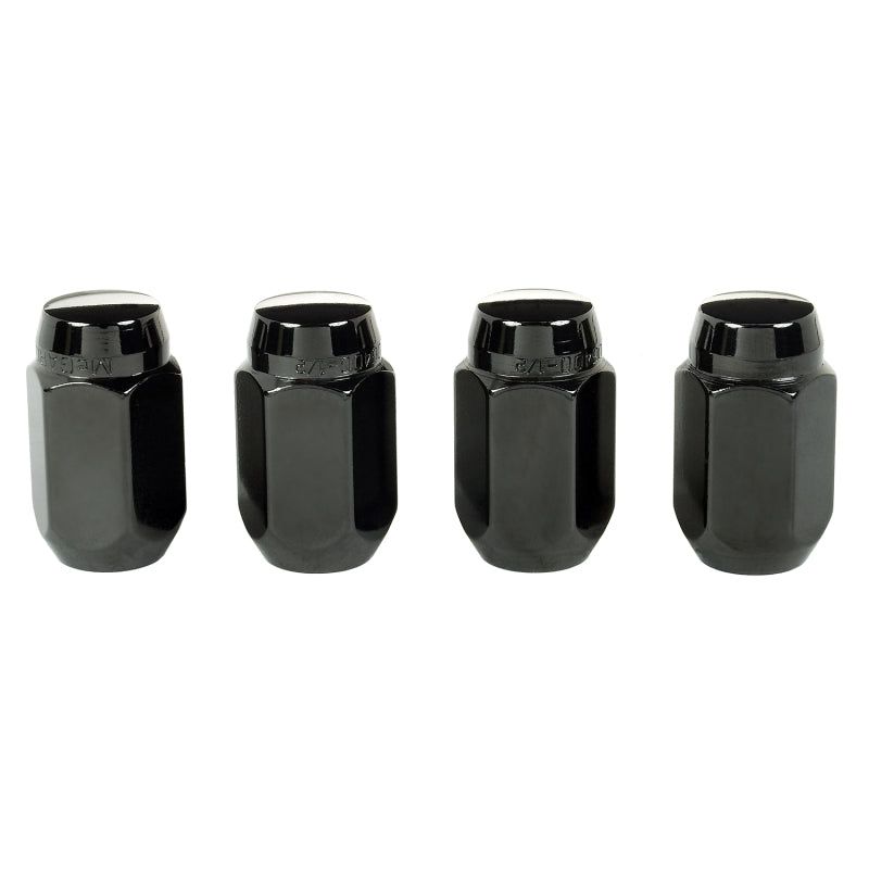 McGard Hex Lug Nut (Cone Seat) 1/2-20 / 13/16 Hex / 1.5in. Length (4-Pack) - Black-tuningsupply.com