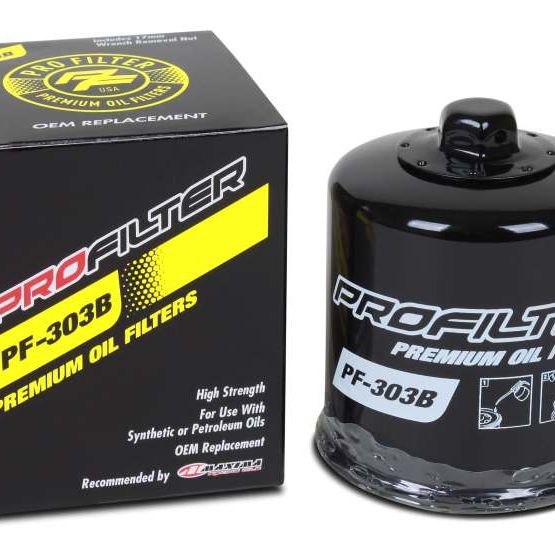 ProFilter Honda/Kawasaki/Polaris/Yamaha Spin-On Black Various Performance Oil Filter