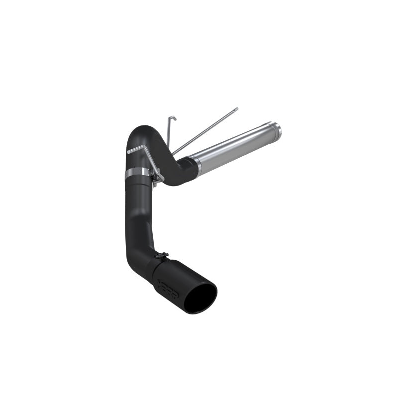 MBRP 10-12 Dodge 2500/3500 Cummins 6.7L Filter Back Single Side Black Coated Exhaust System-tuningsupply.com