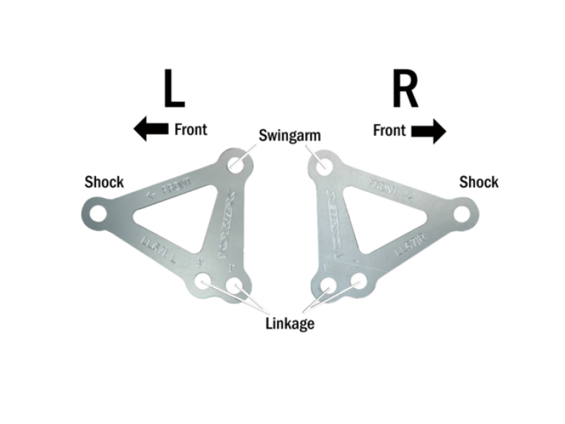 

Vortex Racing LL671 - VTXLL671 - Vortex Racing 99-01,03-05 Yamaha YZF-R6,06-09 YZF-R6 S Lowering Link Kit- Silver - Shipped in Europe - Tuningsupply.com
