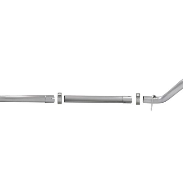 aFe MACH Force-Xp 2-1/2in 409 Stainless Steel Mid-Pipe w/Resonator Delete 18+ Jeep Wrangler JL 3.6L-tuningsupply.com