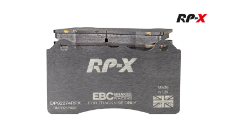 EBC Racing 2021+ BMW M3/M4 (G80/G82/G83) / 2023+ BMW M2 (G97) RP-X Rear Brake Pads-tuningsupply.com