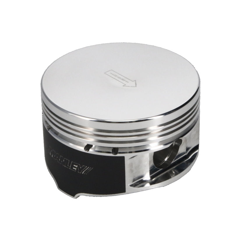 Manley Ford 4.6L/5.4L (3Valve) Flat Top Forged Aluminum 3.572in Bore 0cc Dome Piston Set-tuningsupply.com