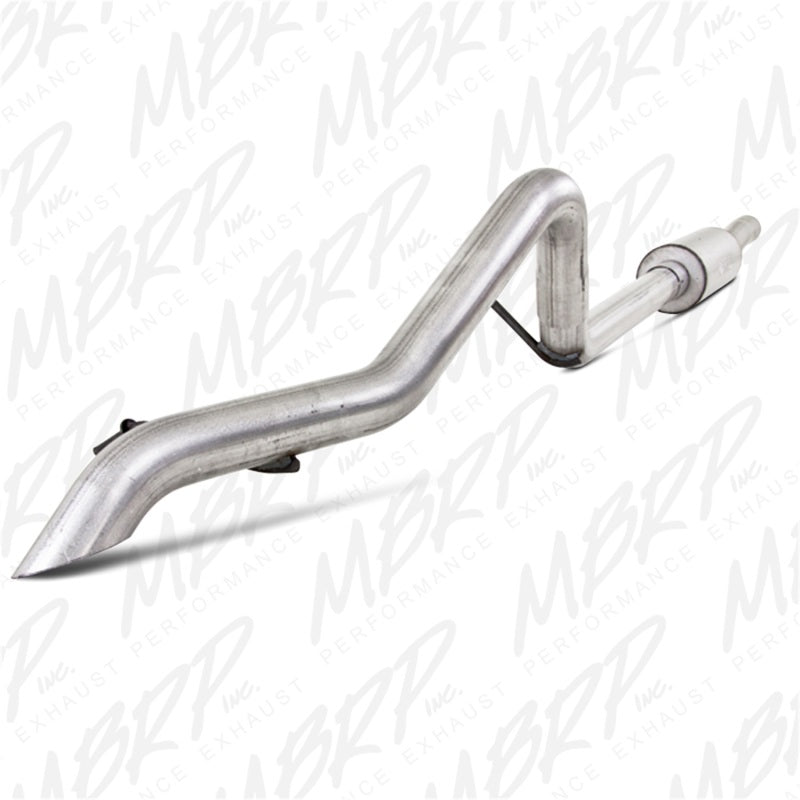 MBRP 2007-2009 Jeep Wrangler (JK) 3.8L V6 4 dr Off-Road Tail Pipe Muffler before Axle-tuningsupply.com