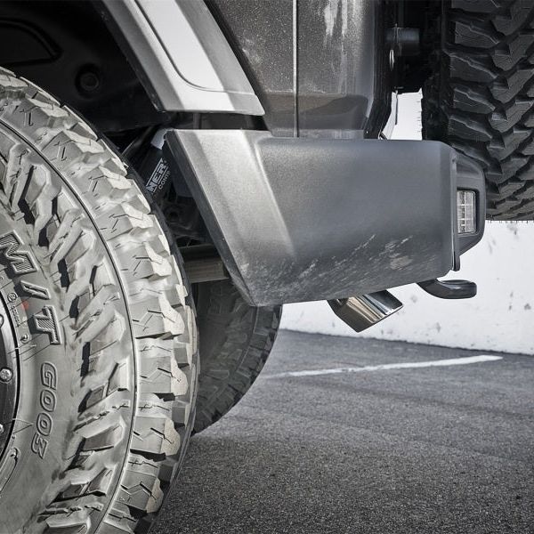 aFe MACH Force-Xp Axle-Back Exhaust System w/Polished Tip 18-20 Jeep Wrangler L4-2.0T / V6-3.6L-tuningsupply.com