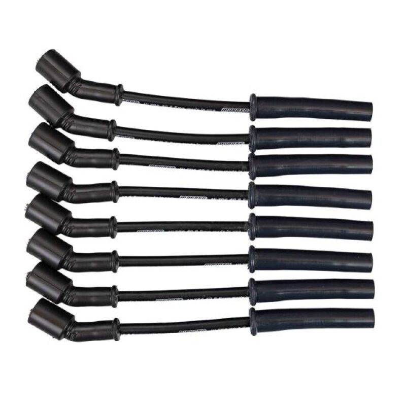

Moroso 73753 - MOR73753 - Moroso GM GenV LT1/LT4 5.3L/6.2L/6.6L Ultra 40 8.5mm Multi-Angle Boot Spark Plug Wire Set - Black - Shipped in Europe - Tuningsupply.com
