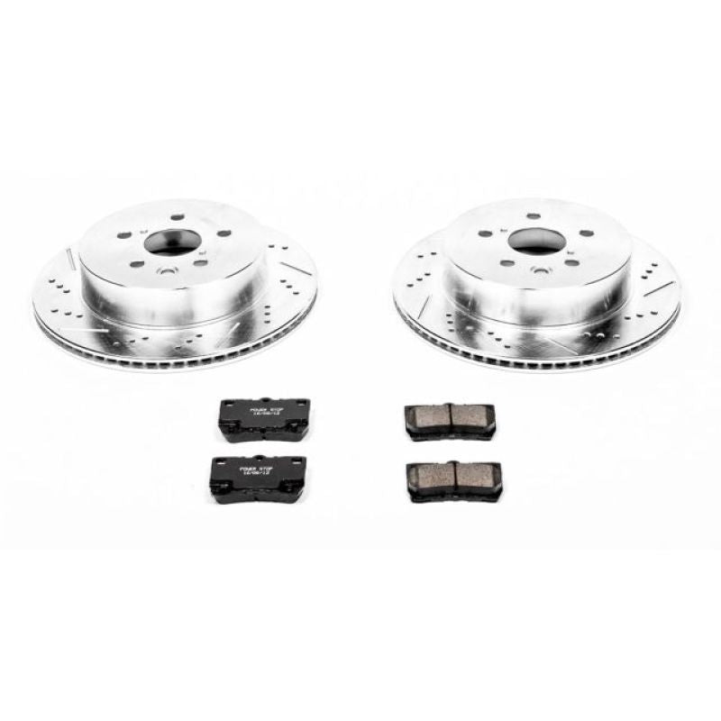 Power Stop 2006 Lexus GS300 Rear Z23 Evolution Sport Brake Kit-tuningsupply.com