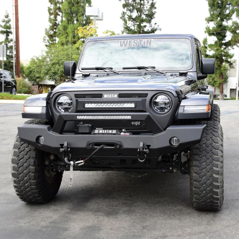 

Westin 59-80125 - WES59-80125 - Westin 18-20 Jeep Wrangler WJ2 Full Width Front Bumper w/LED Light Bar Mount Textured Black - Shipped in Europe - Tuningsupply.com
