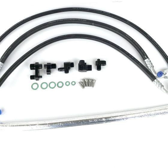 Fleece Performance 13-16 Dodge 6.7L Cummins 2nd Gen Swap Kit A/C Line Reroute Kit-tuningsupply.com