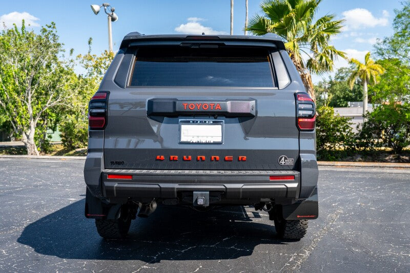 

Rally Armor MF148-UR-BLK-WH - RALMF148-UR-BLK-WH - Rally Armor 2025+ Toyota 4Runner Black UR Mud Flap w/ White Logo - Shipped in Europe - Tuningsupply.com
