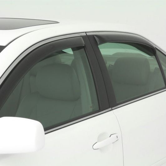 AVS 07-11 Toyota Camry Ventvisor In-Channel Front & Rear Window Deflectors 4pc - Smoke-tuningsupply.com