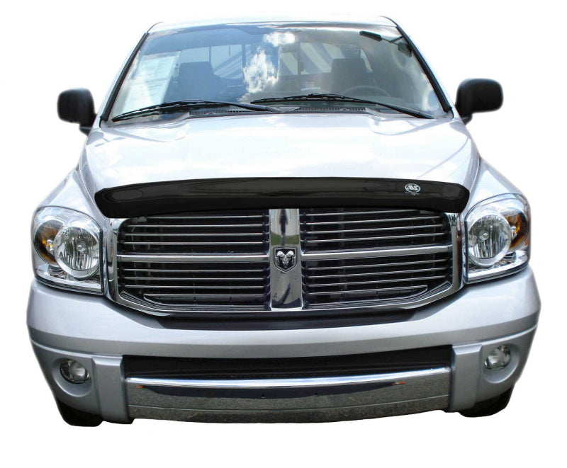 AVS 06-09 Dodge RAM 2500 High Profile Bugflector II Hood Shield - Smoke-tuningsupply.com