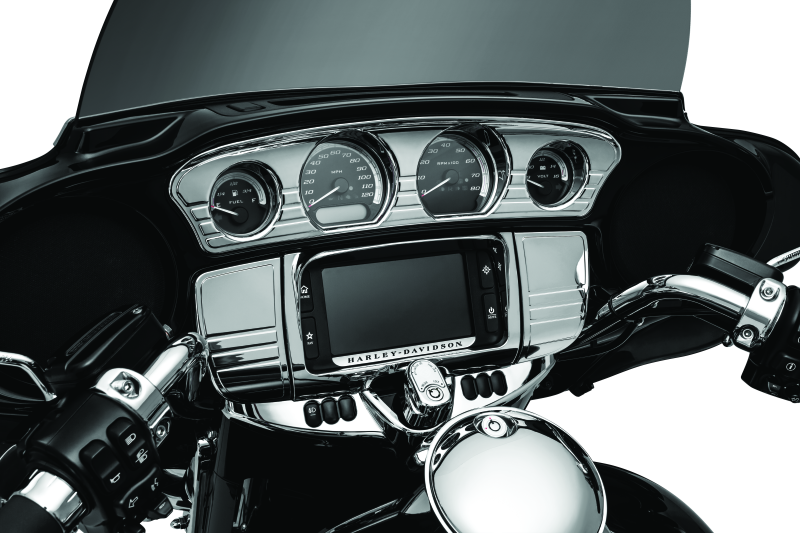 Kuryakyn Switch Panel Accent 14-Up Touring Models Chrome-tuningsupply.com