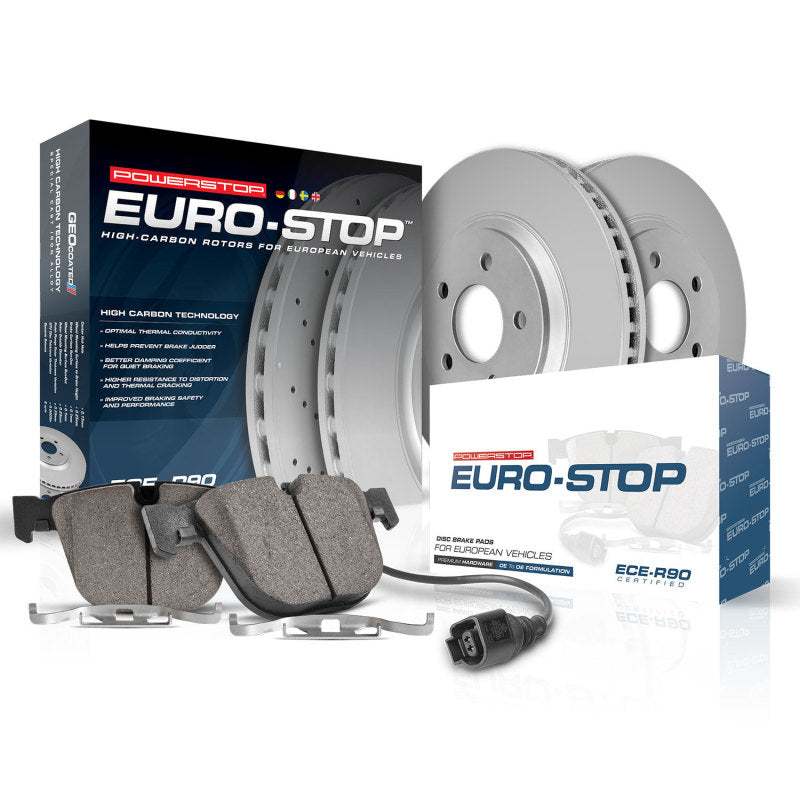 Power Stop 09-11 Audi A4 Euro-Stop-bromssats fram