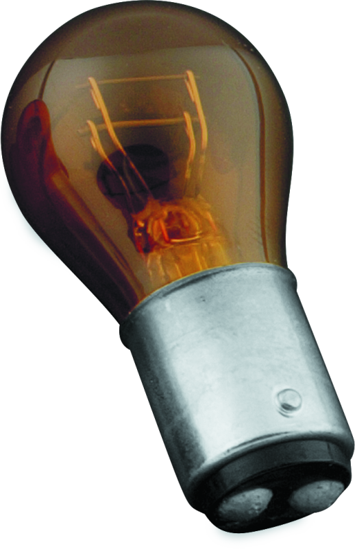 Kuryakyn Amber Incandescent Turn Signal Light Bulb-tuningsupply.com