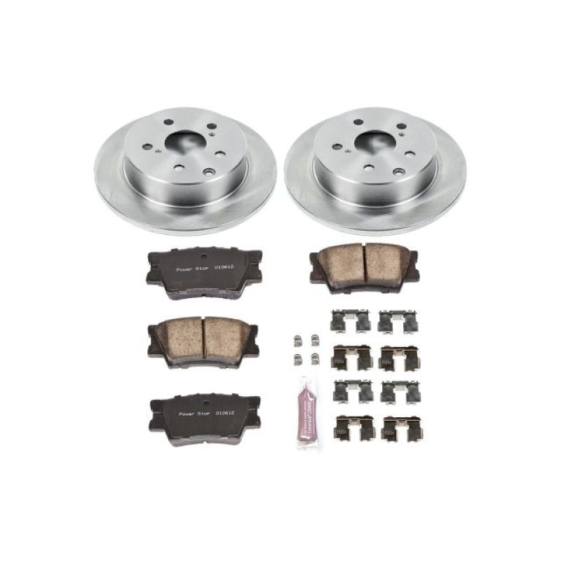 Power Stop 10-12 Lexus HS250h Rear Autospecialty Brake Kit-tuningsupply.com