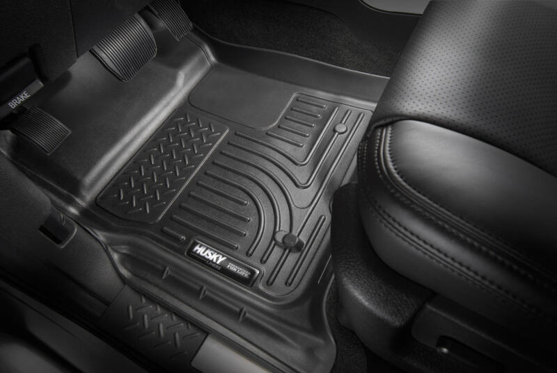 

Husky Liners 13981 - HSL13981 - Husky Liners 2018 Toyota Tacoma Double Cab w/ Standard Trans WeatherBeater Black Front Floor Liners - Shipped in Europe - Tuningsupply.com
