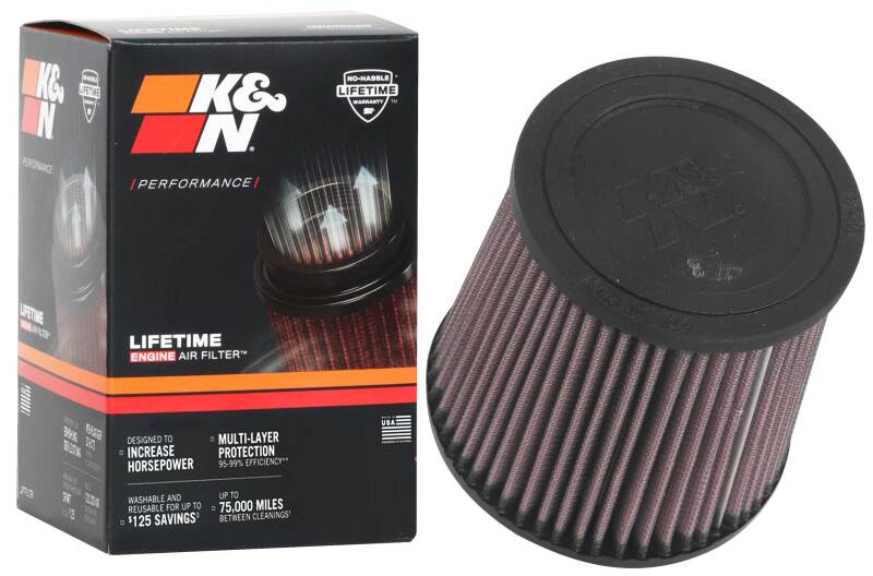 

K&N Engineering RU-3600 - KNNRU-3600 - K&N Universal Air Filter 4in Flange / 5-3/8 in Base / 4-1/2in Top / 5in Height - Shipped in Europe - Tuningsupply.com
