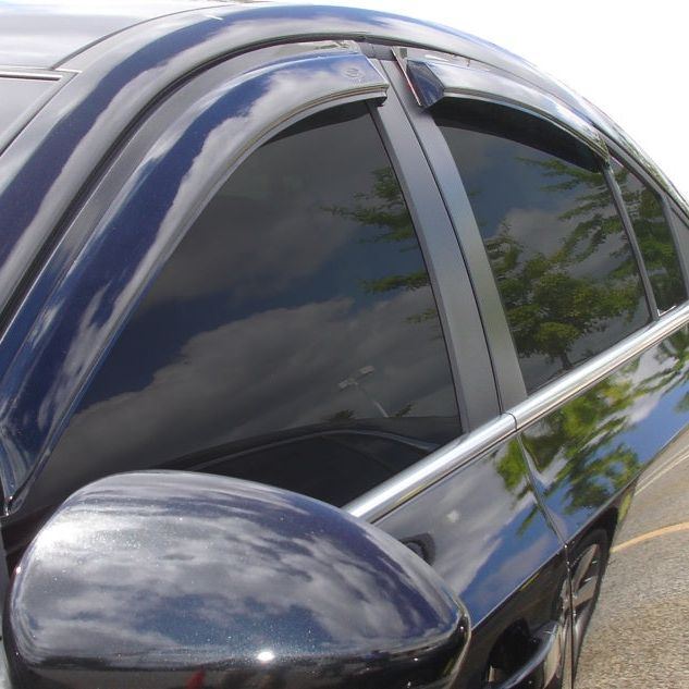 AVS 11-15 Chevy Cruze Ventvisor Outside Mount Window Deflectors 4pc - Smoke-tuningsupply.com