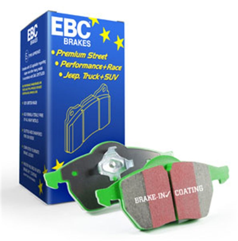 EBC 12+ Audi A6 Quattro 3.0 Supercharged Greenstuff Front Brake Pads-tuningsupply.com