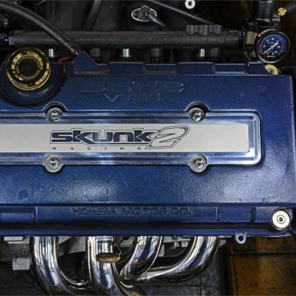 Skunk2 Honda/Acura B Series VTEC Polished Billet Wire Cover-Valve Covers-Skunk2 Racing-SKK632-05-2090-SMINKpower Performance Parts