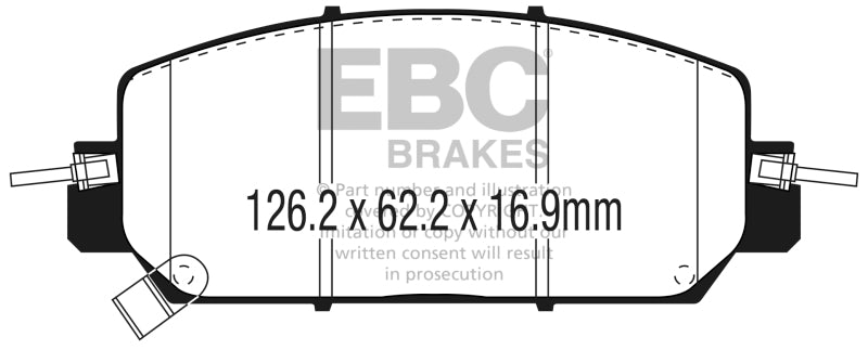 

EBC DP43084R - EBCDP43084R - EBC 2017+ Honda CR-V 1.5L Turbo Yellowstuff Front Brake Pads - Shipped in Europe - Tuningsupply.com
