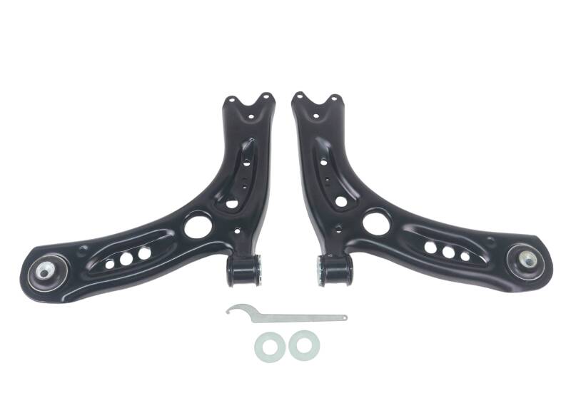 

Whiteline KTA386 - WHLKTA386 - Whiteline 2004+ Volkswagen Golf Front Lower Control Arm Assembly - Shipped in Europe - Tuningsupply.com
