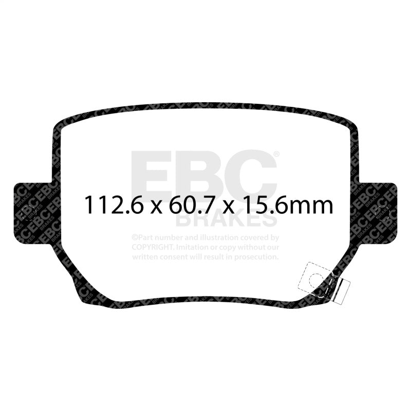 

EBC DP42419R - EBCDP42419R - EBC 2020+ Tesla Model Y / 18-22 Tesla Model 3  Yellowstuff Rear Brake Pads - Shipped in Europe - Tuningsupply.com

