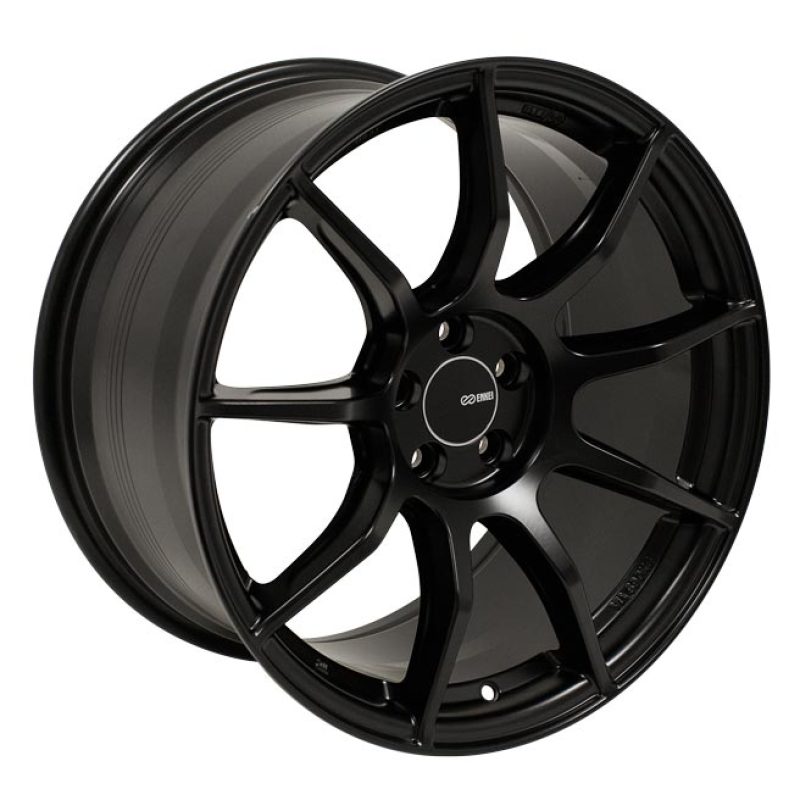 Enkei TS9 18x8 5x112 45mm offset 72.6mm Bore Black-tuningsupply.com