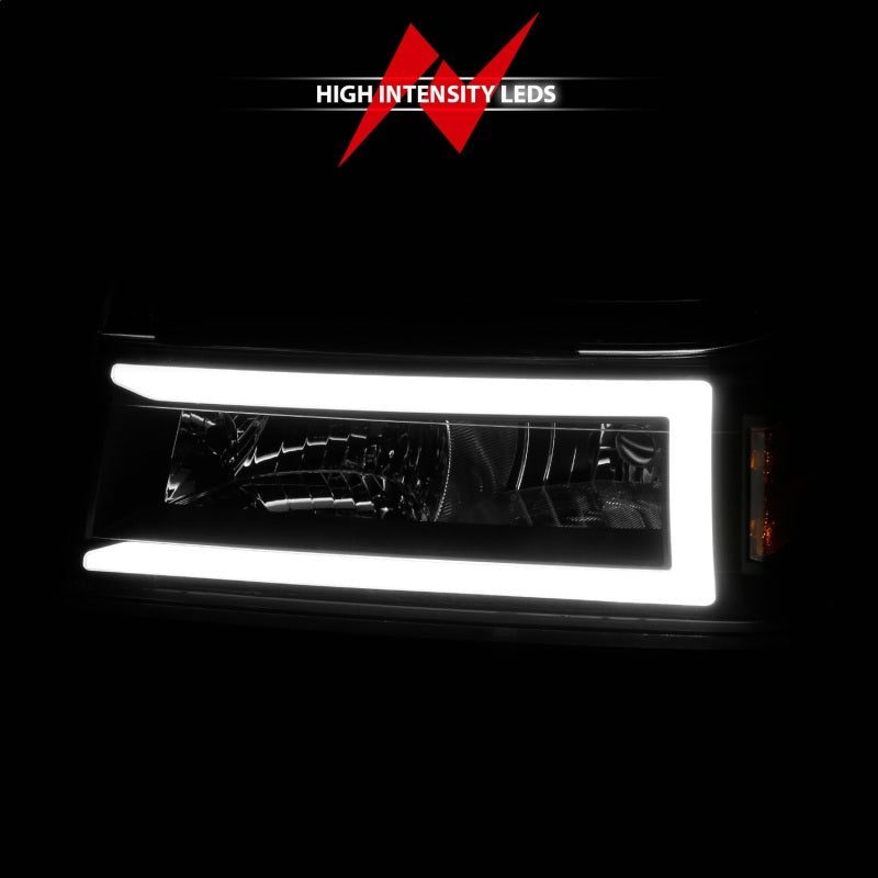 

ANZO 111558 - ANZ111558 - ANZO 04-12 GM Colorado/Canyon/I-Series Crystal Headlights - w/ Light Bar Black Housing 4pcs - Shipped in Europe - Tuningsupply.com
