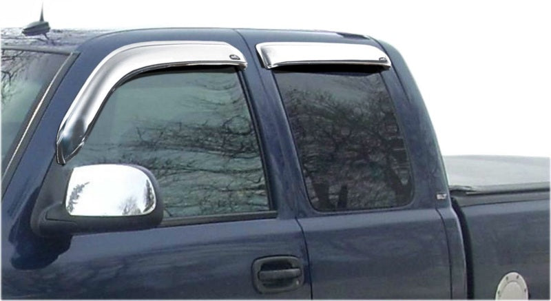 

AVS 684044 - AVS684044 - AVS 99-07 Chevy Silverado 1500 Ext. Cab Ventvisor Front & Rear Window Deflectors 4pc - Chrome - Shipped in Europe - Tuningsupply.com
