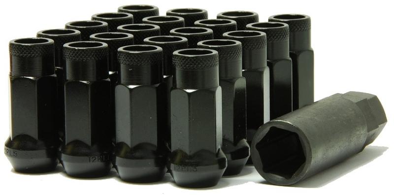
  

Wheel Mate 32905B - WHM32905B - Wheel Mate Muteki SR48 Open End Lug Nuts - Black 12x1.25 48mm - Shipped in Europe - Tuningsupply.com

