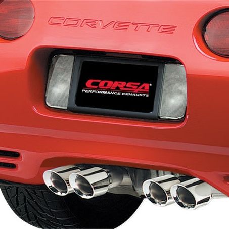 Corsa 1997-2004 Chevrolet Corvette C5 Z06 5.7L V8 Polished Xtreme Cat-Back + XO Exhaust-tuningsupply.com